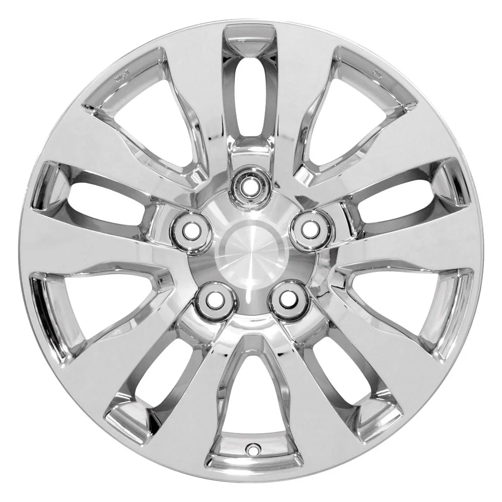 20" Rim Fits 2007-2021 Toyota Tundra Style Satin Black Machined 20x8 Aluminum Wheel