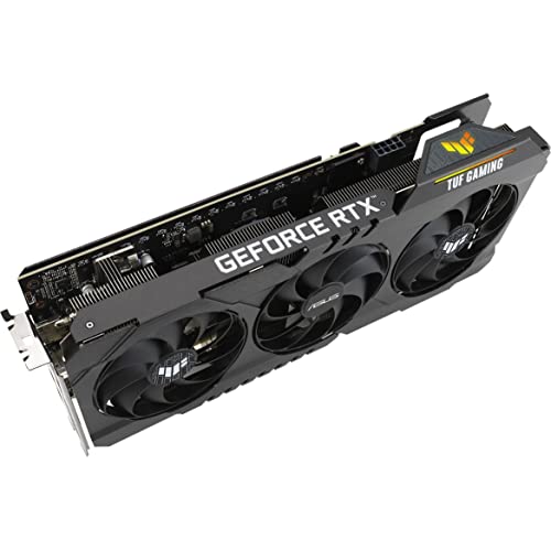 Asus TUF Gaming NVIDIA GeForce RTX 3060 V2 OC Edition Graphics Card (PCIe 4.0, 12GB GDDR6, HDMI 2.1, DisplayPort 1.4a, Dual Ball Fan Bearings, Military-Grade Certification, GPU Tweak II)