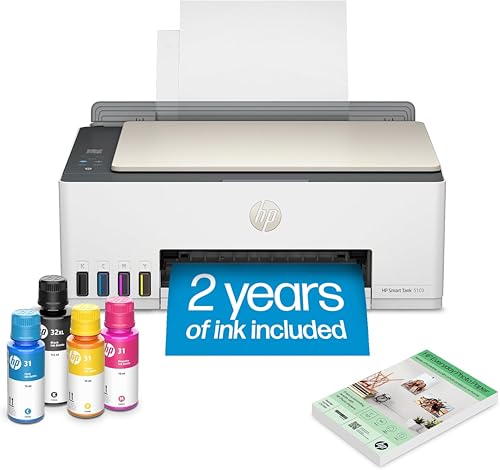 HP Smart Tank 5101 Wireless All-in-One Ink Tank Printer with up to 2 years of ink included (1F3Y0A)