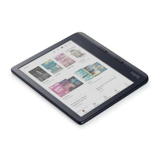 Kobo Libra Colour | eReader | 7” Glare-Free Colour E Ink Kaleido™ 3 Display | Dark Mode Option | Audiobooks | Waterproof | White