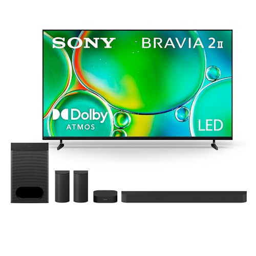 Sony BRAVIA 2 II 55 Inch 4K Ultra HD LED Smart TV with Google TV and Exclusive Features for PlayStation®5 (K-55S20M2), 2025 Model