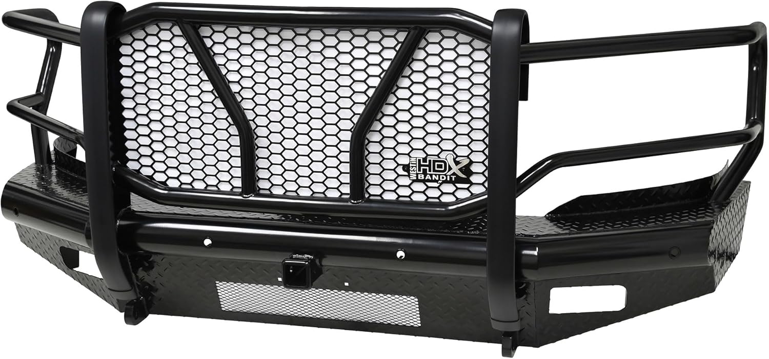 Westin 58-31195 Black HDX Bandit Front Bumper/Grille Guard fits 2019-2021 Ram 2500 3500