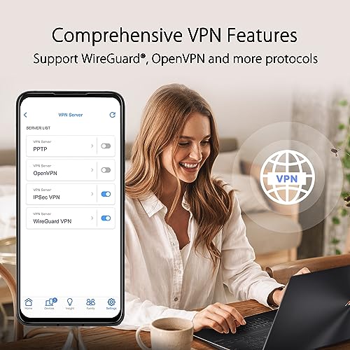 ASUS ZenWiFi AX6600 Tri-Band Mesh WiFi 6 System (XT8 2PK) - Whole Home Coverage up to 5500 sq.ft & 6+ rooms, AiMesh, Included Lifetime Internet Security, Easy Setup, 3 SSID, Parental Control, White