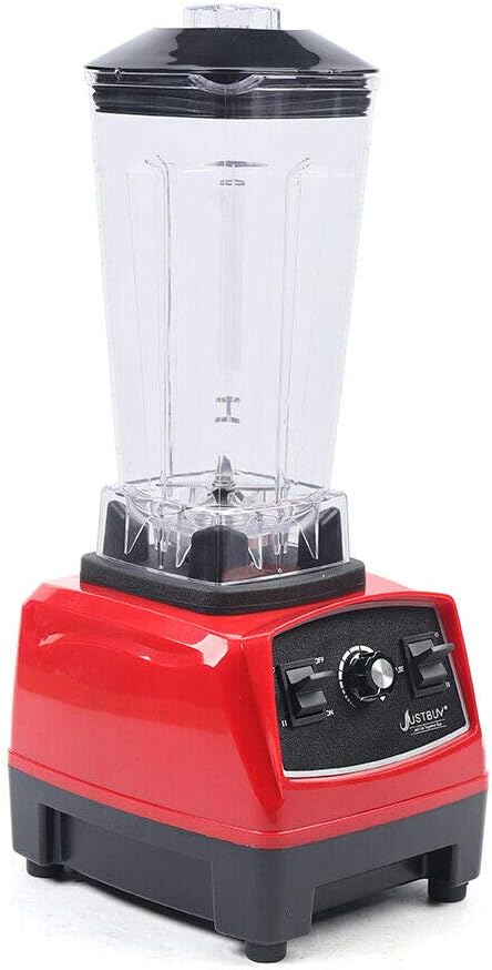 2200W 2 L household Grade Home Blender,110 V High Power Fruit Food Processor Mixer Heavy Duty,Food Mixer Fruit Juicer for Smoothies, Ice and Frozen Fruit,Speed 45000rpm(Red)