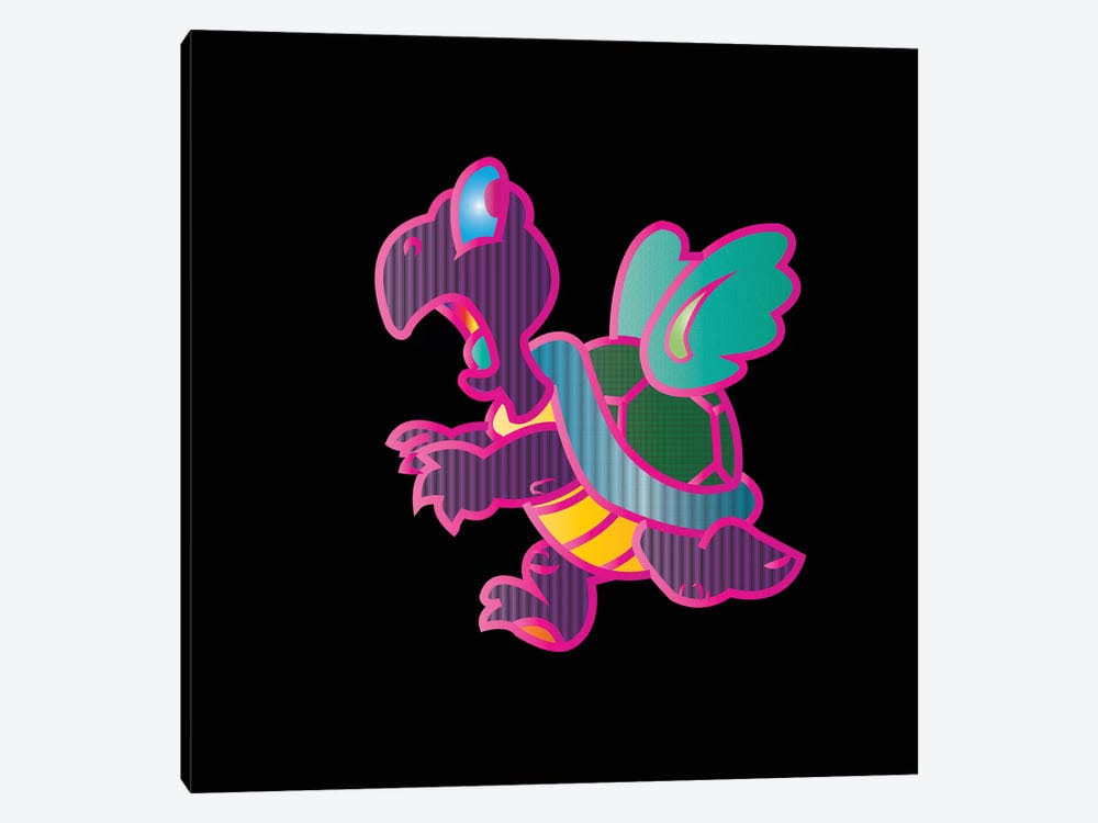 TECHNODROME1 Large Canvas Prints - Flying Turtle ( television u0026 Movies u003E Video Games u003E Super Mario Bros art)