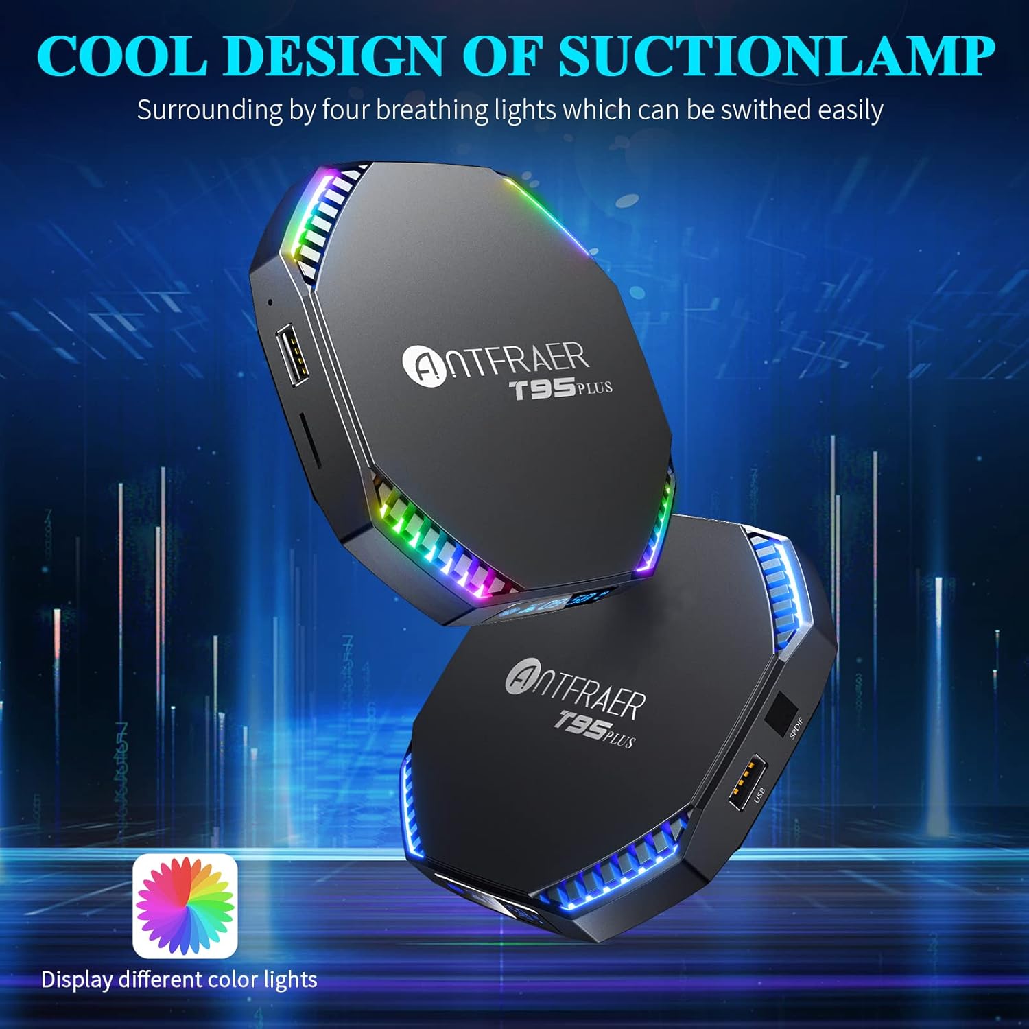 Android TV Box 11.0, 2022 Newest Android TV Box 4GB RAM 32GB ROM with RK3566 Quad-Core，TV Box support Dual- WiFi 2.4G/5GHZ 1000M LAN 8K HDR 10/BT4.2/3D/ USB 3.0 with Wireless Mini-Keyboard Android Box