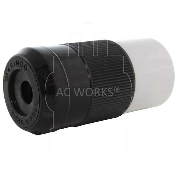 AC Works NEMA SS2-50R 50 Amp 125/250-Volt 4-Prong Locking Female Connector Assembly - Shop Hardware Tools Online Store