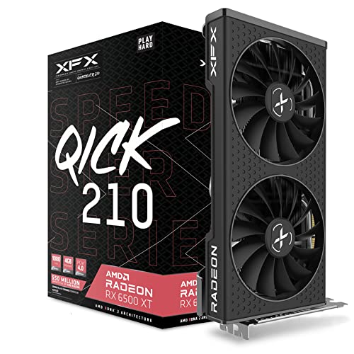 XFX Swift AMD Radeon RX 9060 XT OC Gaming Edition with 8GB GDDR6 HDMI 2xDP, AMD RDNA 4 RX 9060XT RX-96TSW8GBA