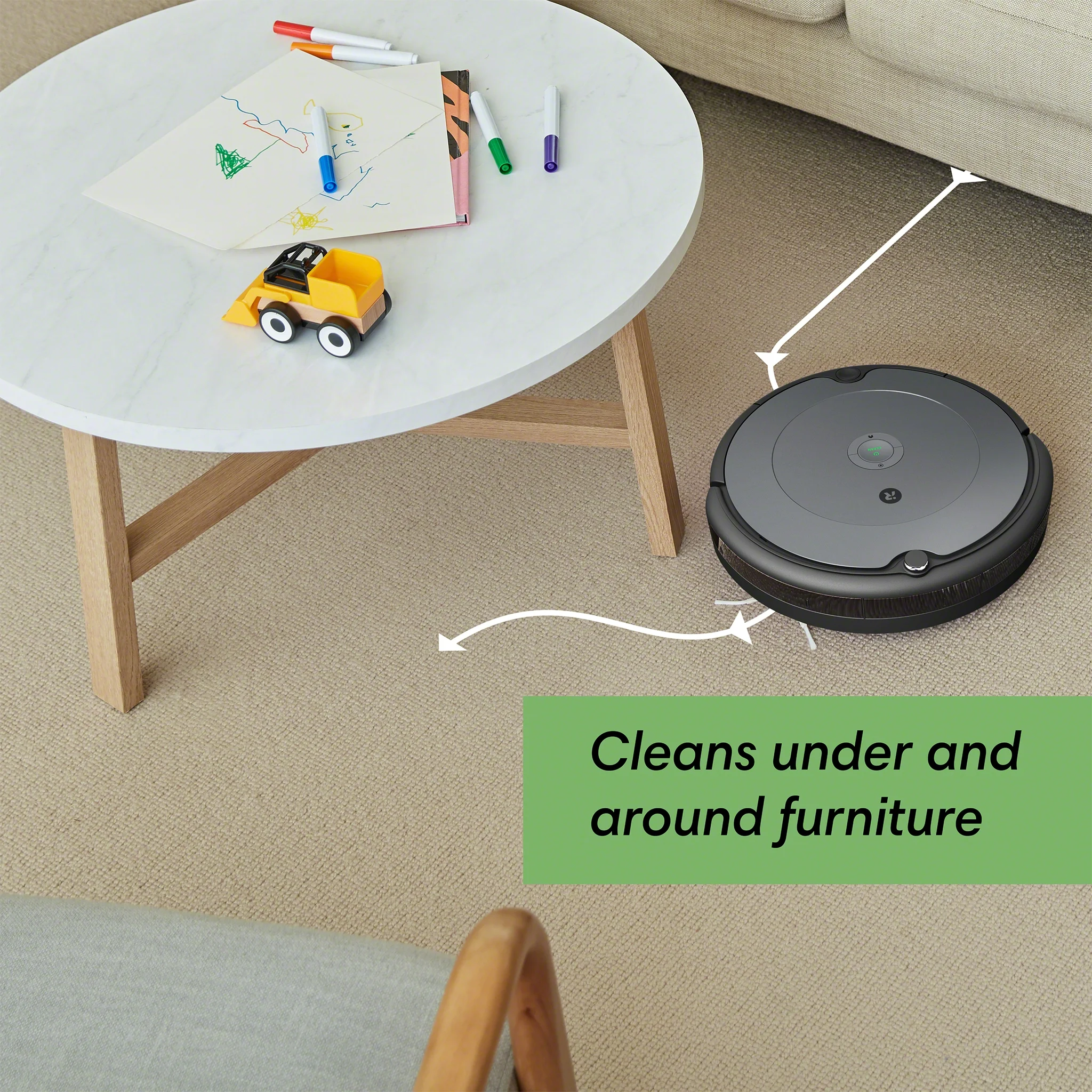 iRobot® Roomba® 676 Robot Vacuum-Wi-Fi Connectivity, Personalized Cleaning Recommendations, Works with Google, Good for Pet Hair, Carpets, Hard Floors, Self-Charging
