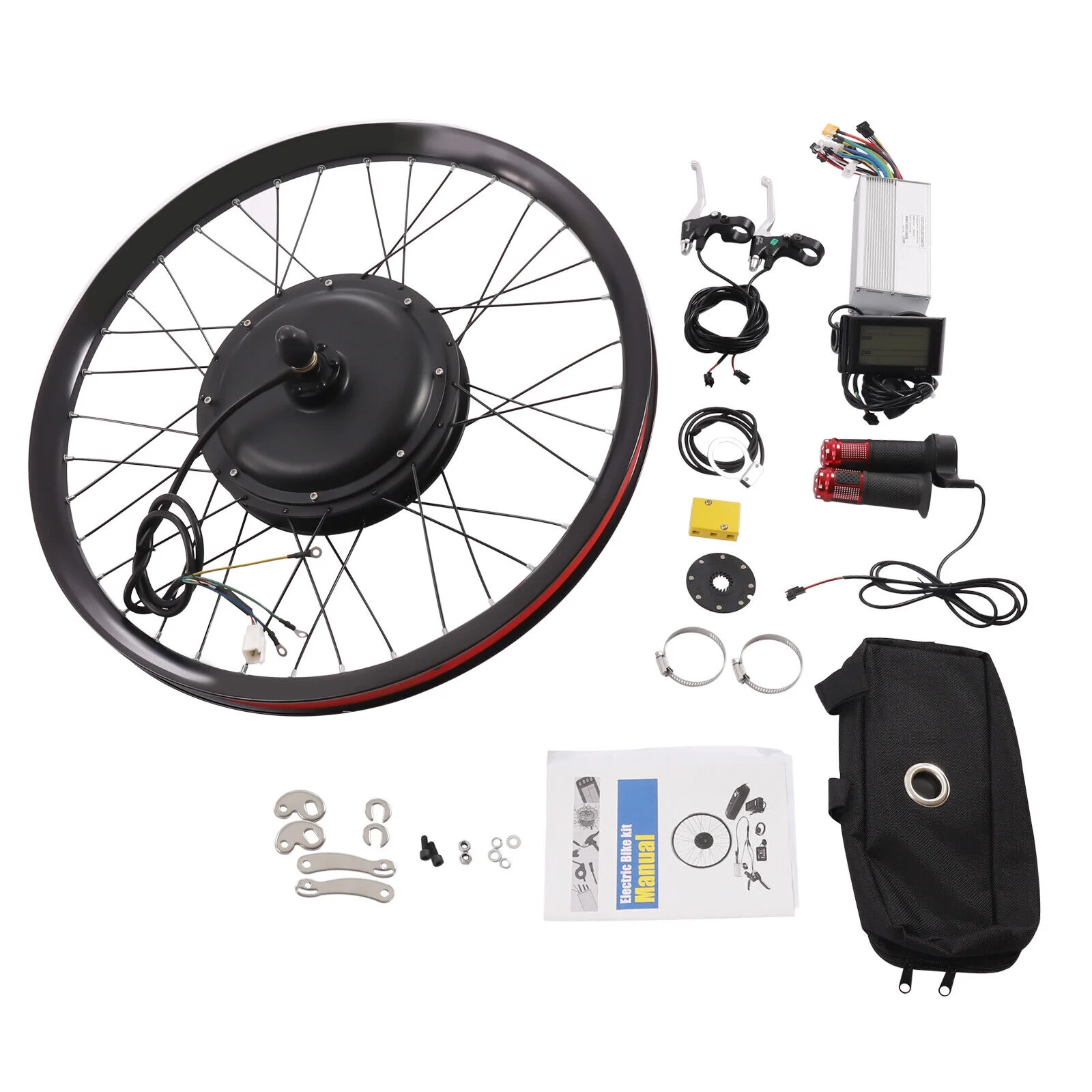 29'' 72V Rear Wheel Electric Bicycle Conversion Kit 2000W E Bike Motor 560rpm