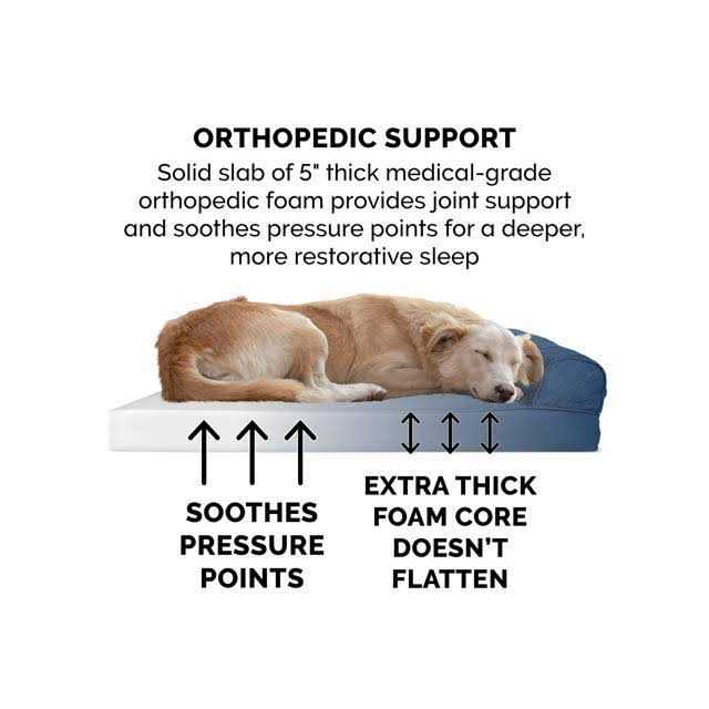 FurHaven Quilted Orthopedic Sofa Pet Bed - Pet Supplies online store