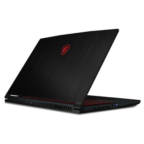 MSI THIN GF63 Gaming Laptop, 15.6" FHD Display, Intel Core i5-12450H. 32 GB DDR4 RAM, 1 TB PCIe SSD, NVIDIA GeForce RTX 2050, Backlit Keyboard, Windows 11 Home, Black