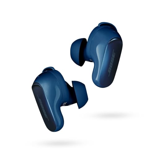 Bose QuietComfort Ultra Bluetooth Earbuds, Wireless Earbuds with Spatial Audio and World-Class Active Noise Cancellation, Deep Bass, Up to 6 Hours of Playtime, Black