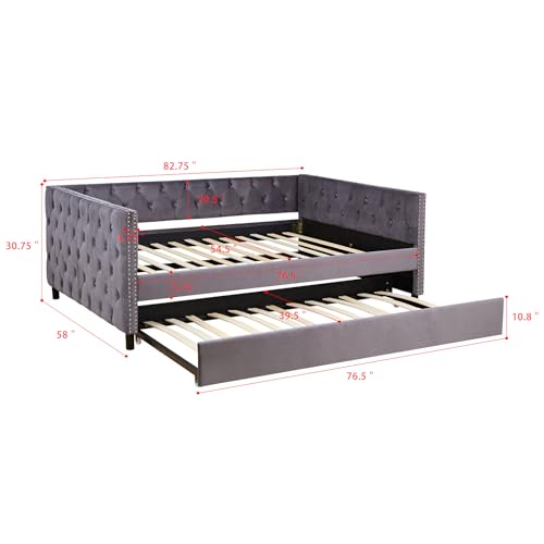 Convertible Sofa Bed 2-in-1 Pull Out Sofa Bed Velvet Sleeper Sofa Bed 1-Seater Comfy Convertible Sofa Sleeper for Living Room and Small Spaces,Beige,One Size