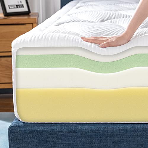 ZINUS 8 Inch Cloud Memory Foam Mattress, Queen, Fiberglass Free, Pressure Relieving, Mattress in A Box, CertiPUR-US Certified, White