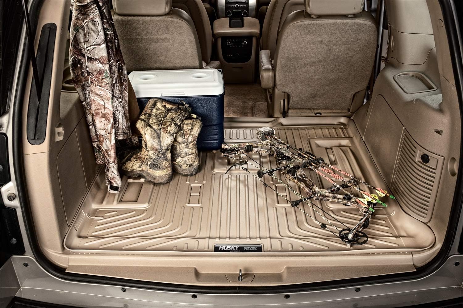 Husky Liners Weatherbeater Series | Cargo Liner - Black | 25561 | Fits 2014-2019 Toyota Highlander 1 Pcs