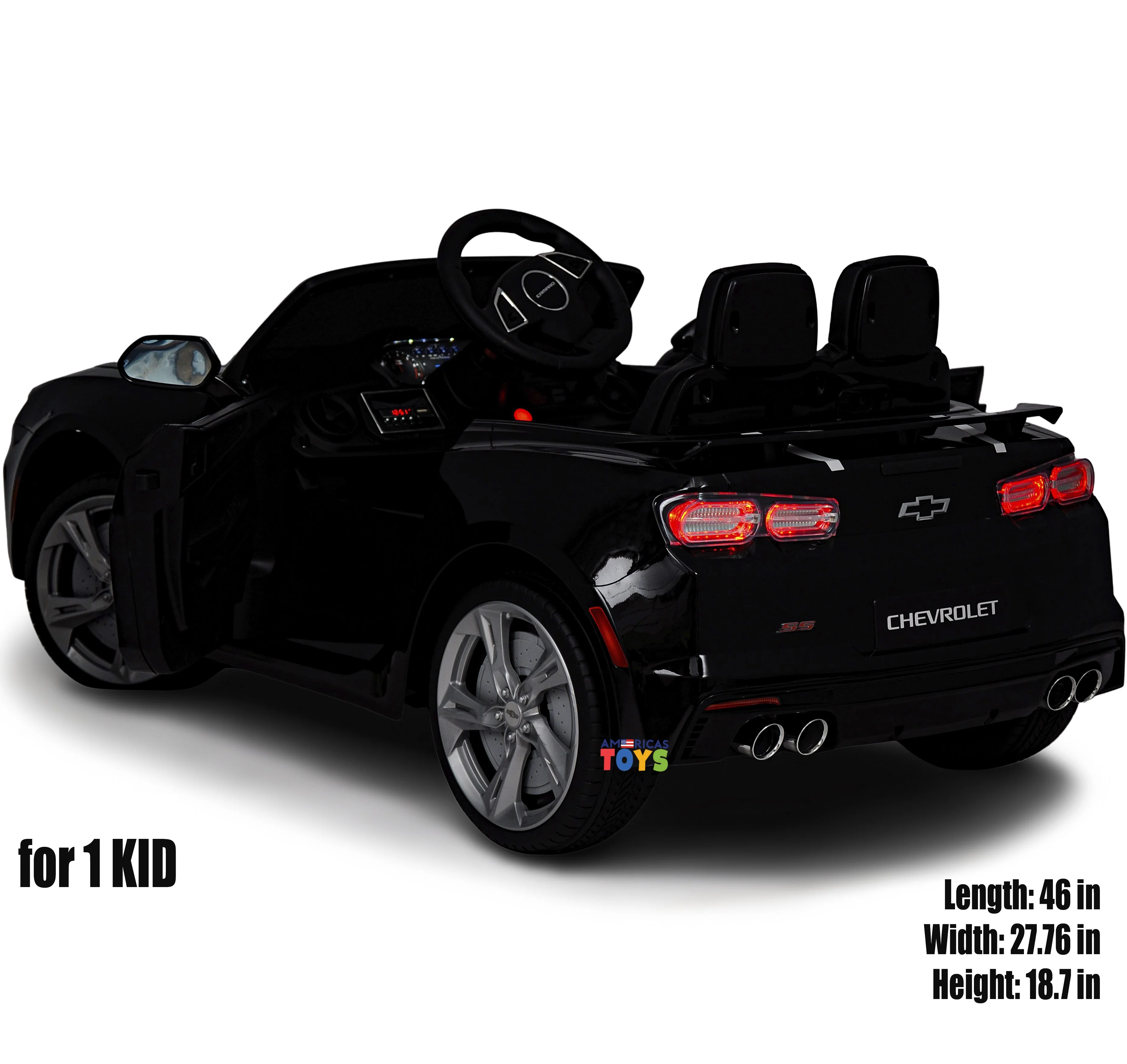 Chevrolet Camaro 12V Powered Ride on Car for Kids with Remote Control