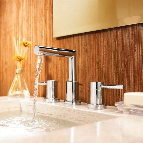Speakman SB-1021 Polished Chrome Neo Double Handle Widespread Bathroom Faucet