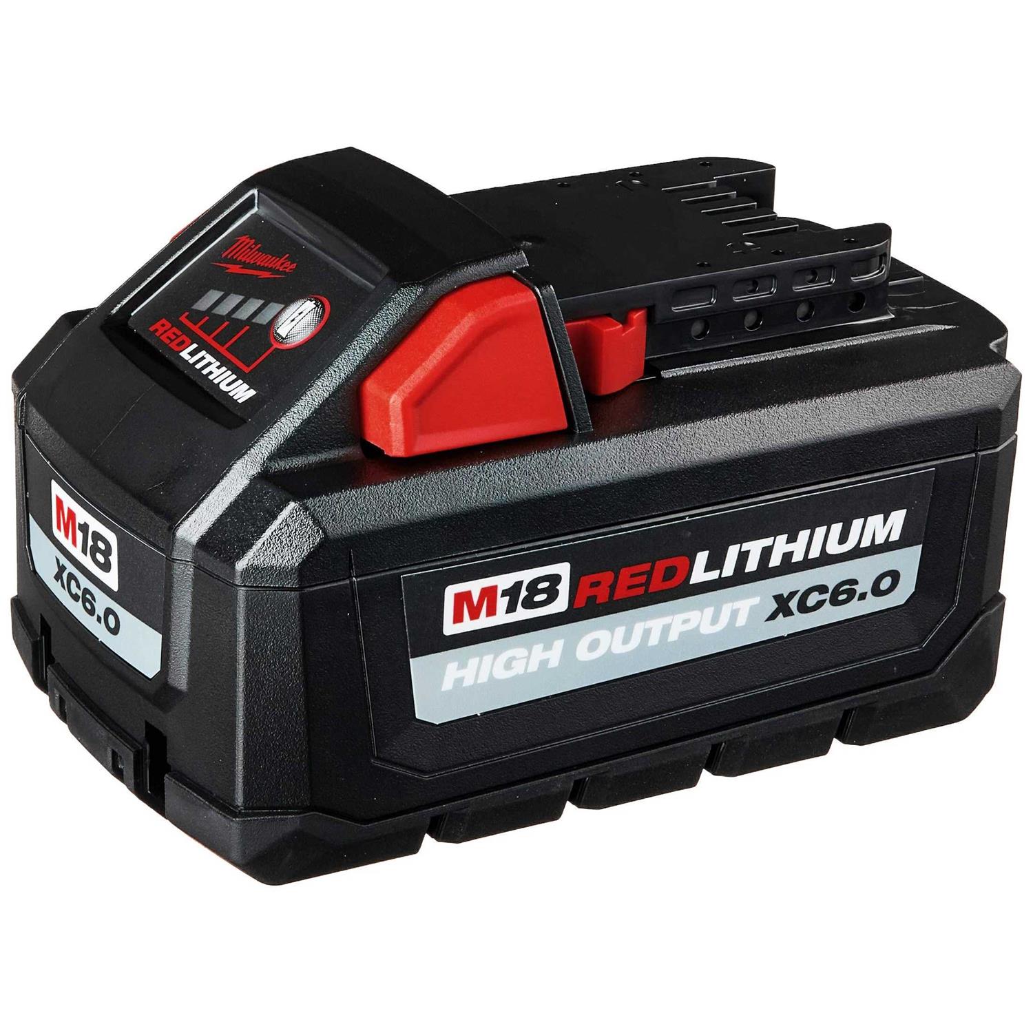 48-11-1865 Milwaukee M18 REDLITHIUM High Output XC6.0 Battery Pack - Shop Hardware Tools Online Store