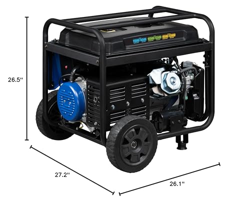 Westinghouse 14500 Peak Watt Tri-Fuel Home Backup Portable Generator, Remote Electric Start, Transfer Switch Ready, Gas, Propane, and Natural Gas Powered