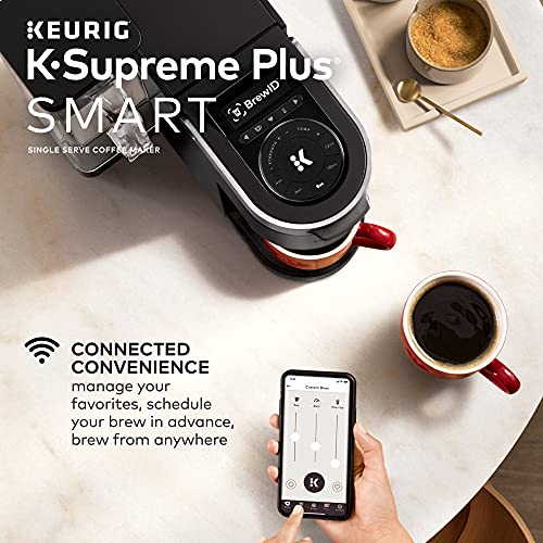 Keurig K-Supreme Plus SMART Single Serve Coffee Maker with illy Intenso Bold Roast 32 K-Cup Pods