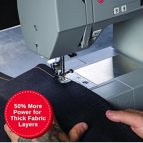 SINGER Heavy Duty 6620C Computerized Sewing Machine with Accessories | 215 Stitches, LCD Screen, Built-In Needle Threader | Easy Setup, Durable Metal Frame, Ideal for Clothes & Home Projects