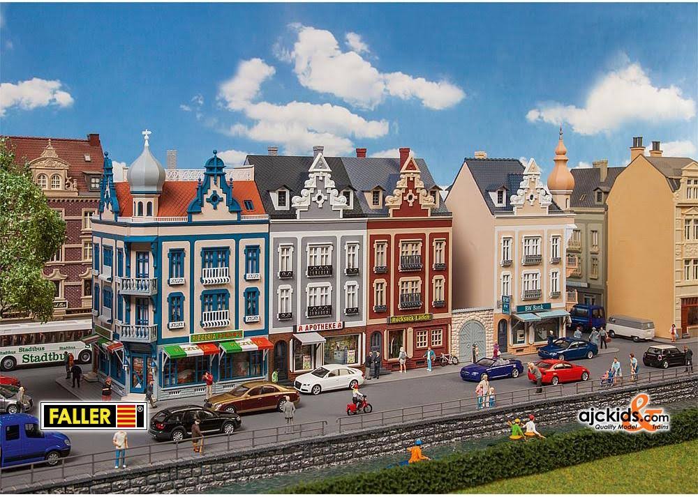 Faller 130701 Row of Downtown Structures HO Scale Building Kit