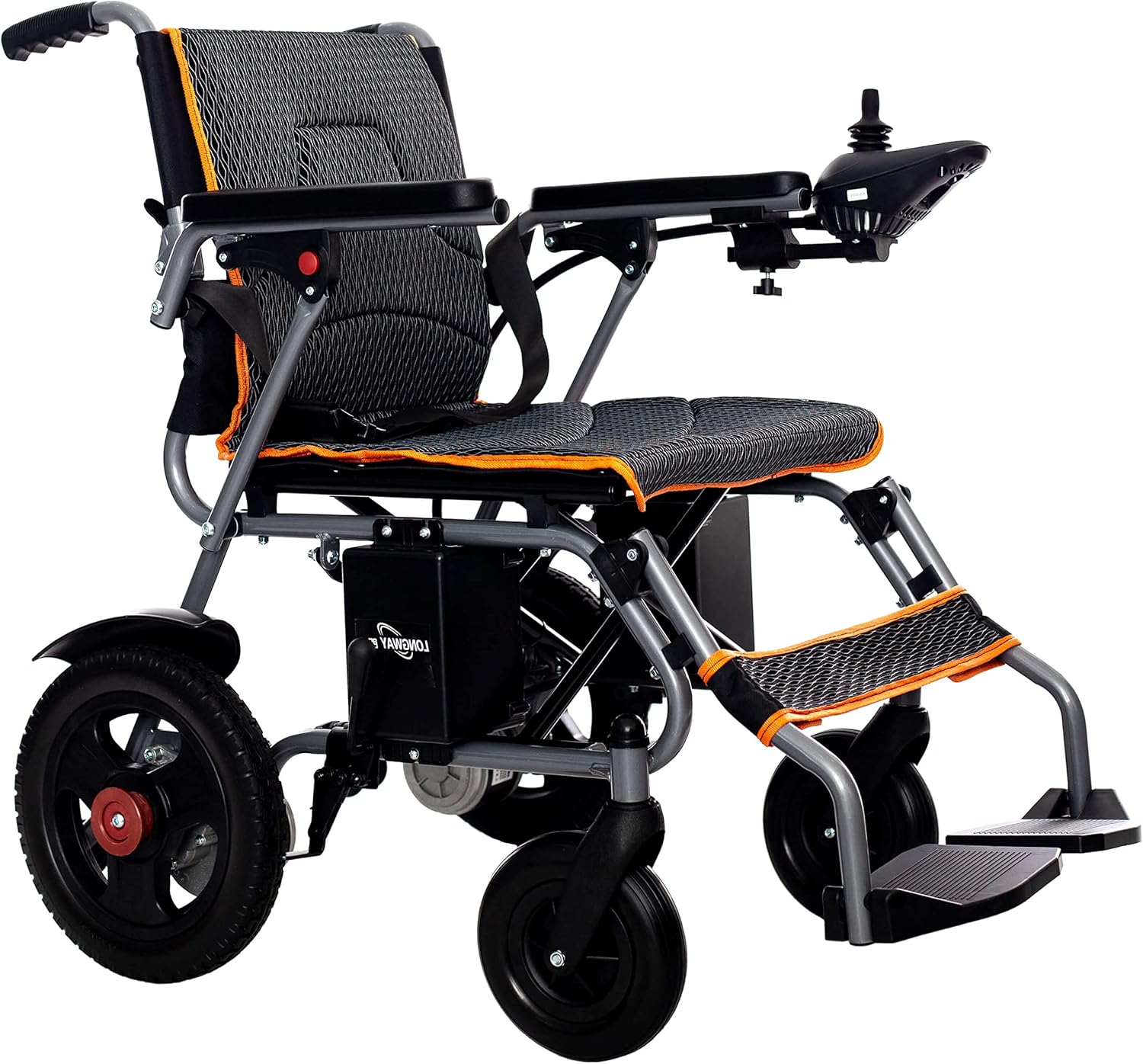 Foldable Electric Wheelchair for Adults- Lightweight and Easy to Store and Transport, Travel-Friendly Powered Wheelchair - Portable and Convenient for On-The-Go Use