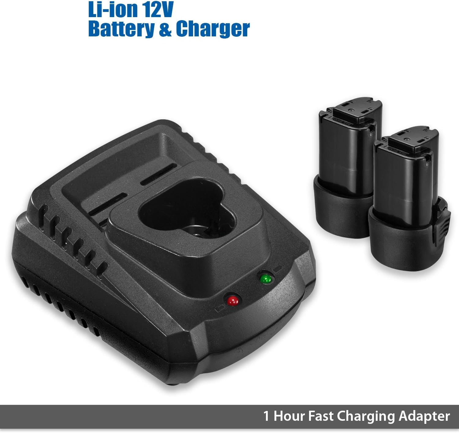 ACDelco G12 Series 12V Cordless 3" Mini Polisher Tool Set with 2 Li-ion Batteries, Charger, and Accessory Kit, ARS1212