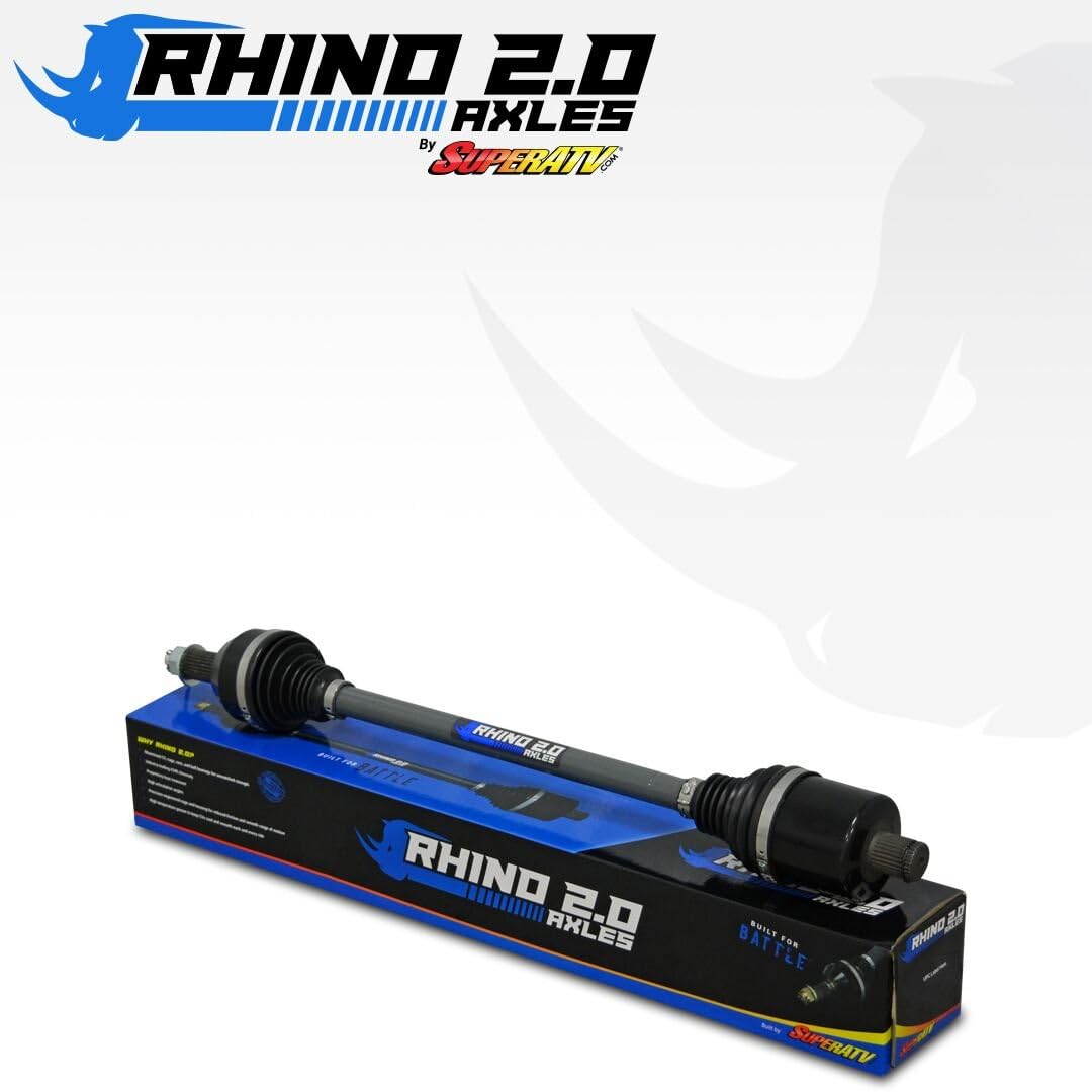 SuperATV Heavy Duty Rhino 2.0 Rear CV Axle for Polaris Ranger XP 900 High Lifter Edition - REAR - 2X Stronger Than Stock!