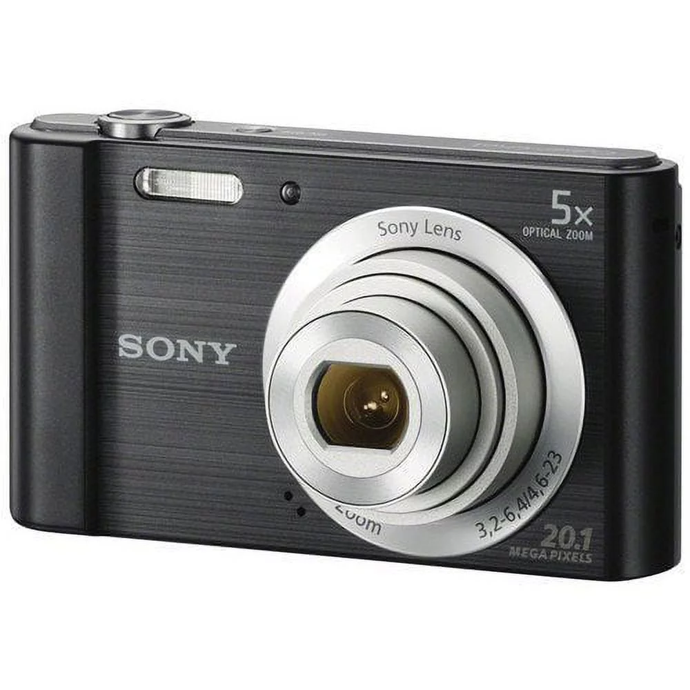 Sony Cyber-shot DSC-W800 Digital Camera (Black) + Deal-Expo Premium Accessories Bundle