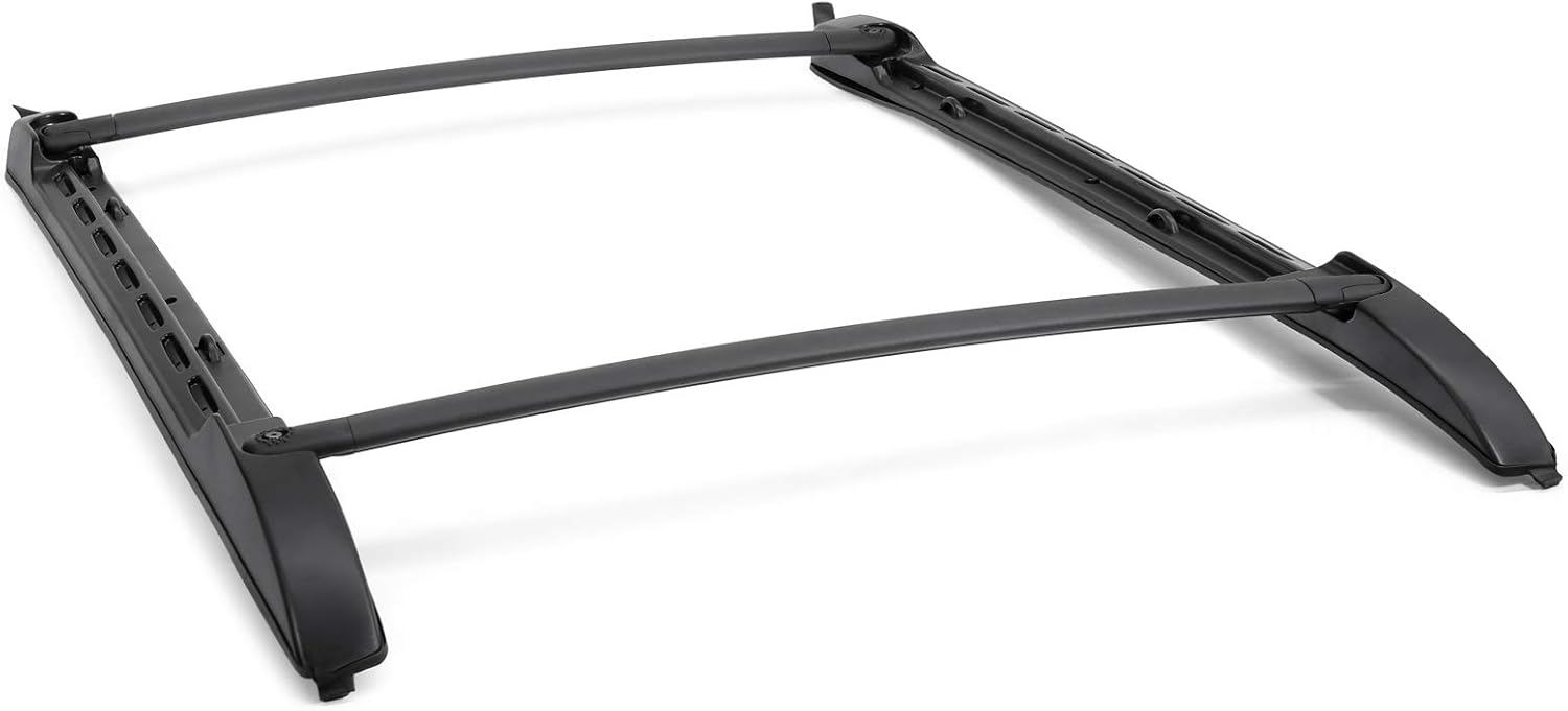 Toyota Tacoma Roof Rack Cross Bars for 2005-2022 Toyota Tacoma Double Cab Black Cross Bars Roof Racks