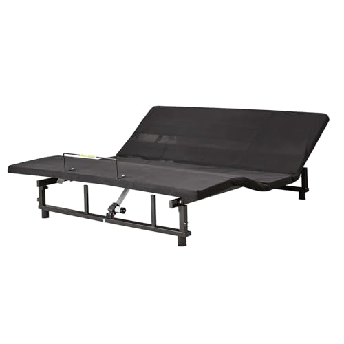 Full Size Adjustable Metal Bed Frame with Wireless Remote Control and Quiet Motor, Independent Head and Foot Incline, Zero Gravity, Ergonomic Electric Adjustable Bed Base, Smart Bed (Full)