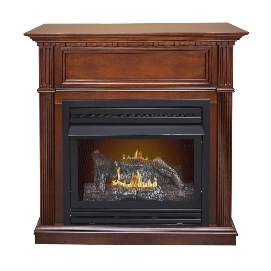 Pleasant Hearth VFF-PH26D 42 Intermediate Cherry Vent-Free Fireplace
