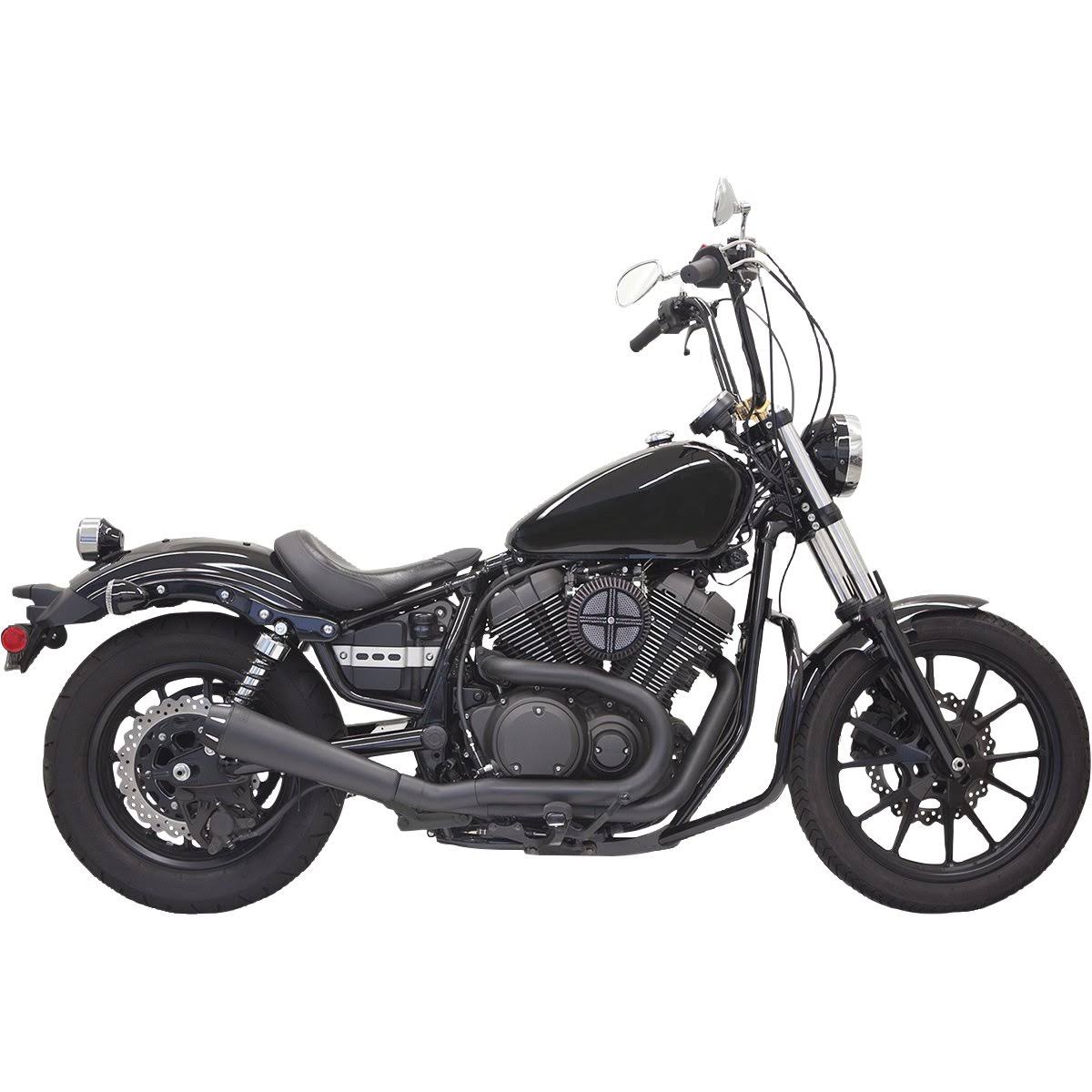Bassani Manufacturing 3B12RB Road Rage 2-Into-1 Exhaust System with Upswept Megaphone Muffler