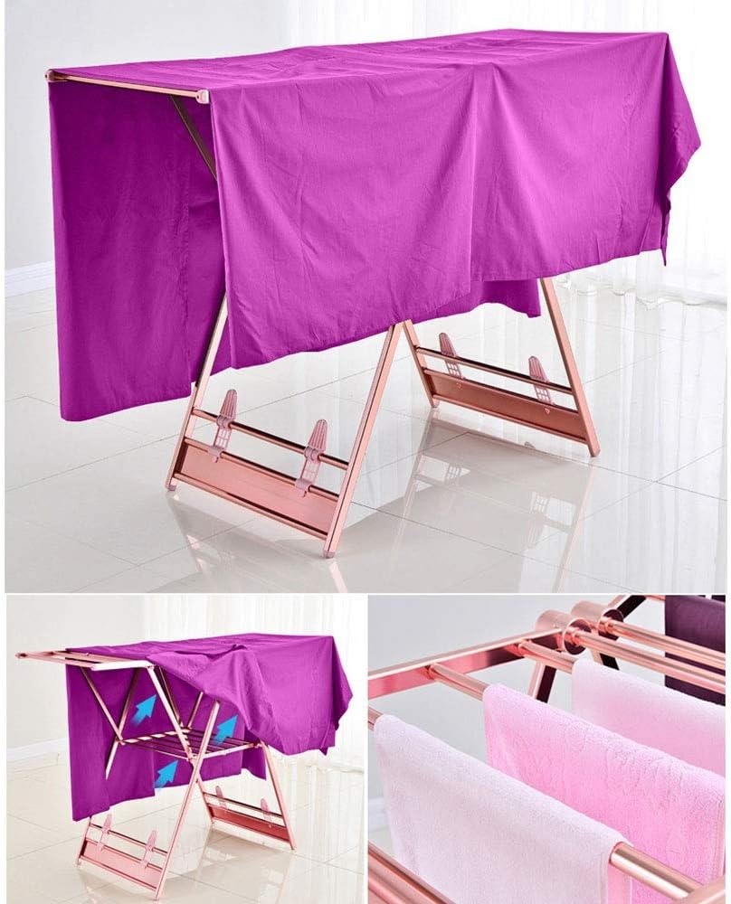Folding Space-Saving hes Airer for Utility Room & Kitchen Drying Rack with Plenty of Space for Laundry for Easy Storage