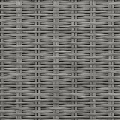 Martha Stewart Bedford Indoor-Outdoor Stackable Patio Armchairs with Rattan Wicker Finish in Brown, Set of 2