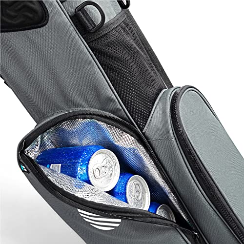 Sunday Golf El Camino Bag - Lightweight Sunday Golf Bag with Strap and Stand – Easy to Carry – Golf Stand Bag for The Driving Range, Par 3 and Standard Courses, 3.9 pounds