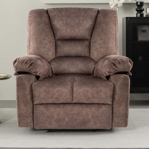 Power Lift Recliner Chair for Elderly,Lazy Boy Recliner Chair with Massage and Heat,Rocker Recliner Chair&Leather Recliner Chairs for Adults,Cup Holders and USB Charge Port,Pockets,Heavy Duty (Black)