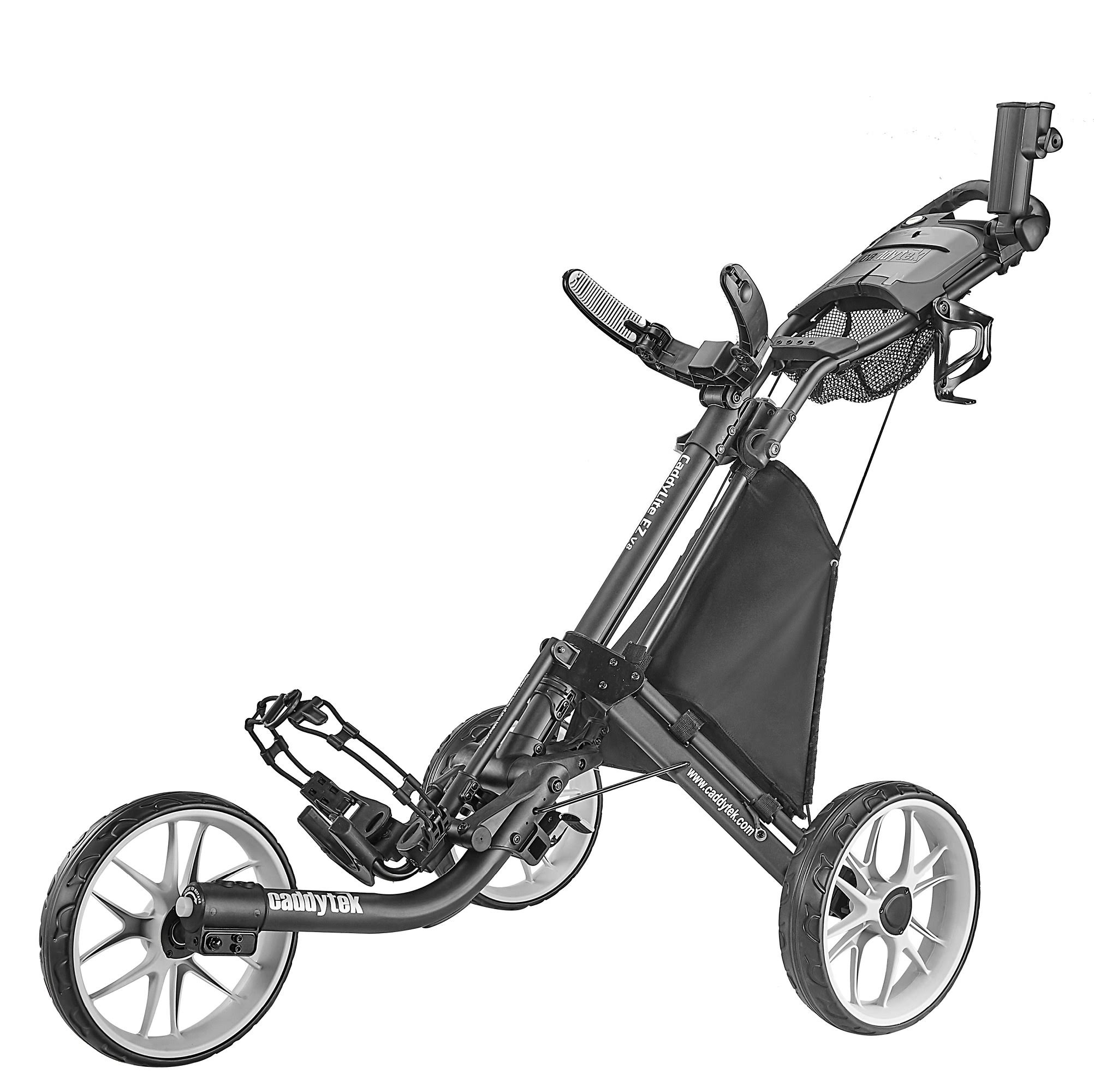 Caddytek CaddyLite EZ V8 - EZ-Fold 3 Wheel Golf Push Cart
