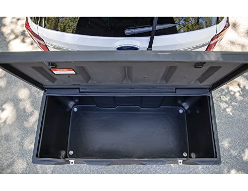 Buyers Products 1707020 Large Poly Hitch Mounted Cargo Carrier Multi-Purpose Utility Storage Bin Box, 23x51x26 Inches, Job Site Box, Camping, Storage and Organizer, Black