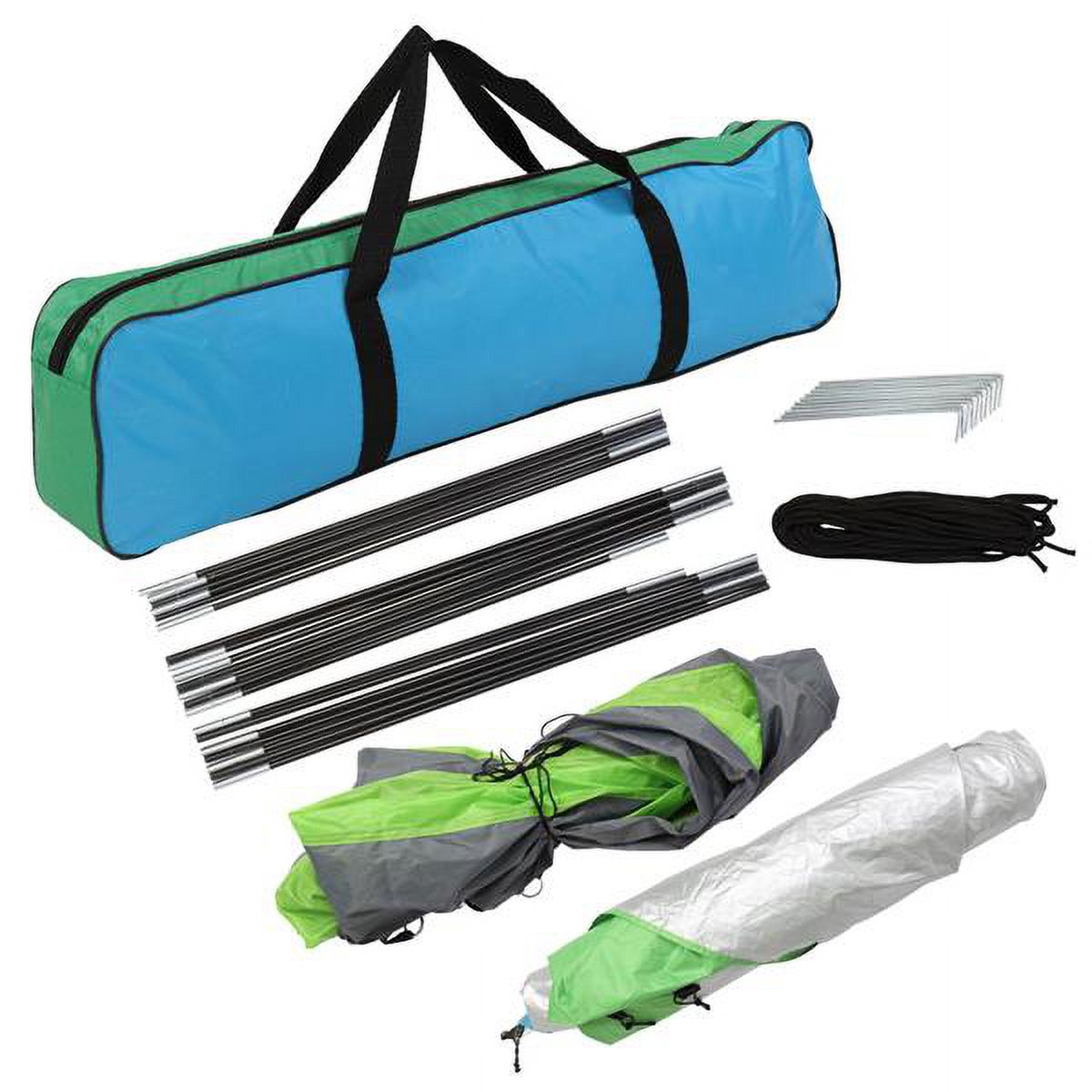 4-Person Double Layer Family Camping Tent Outdoor Instant Cabin Tent for Hiking