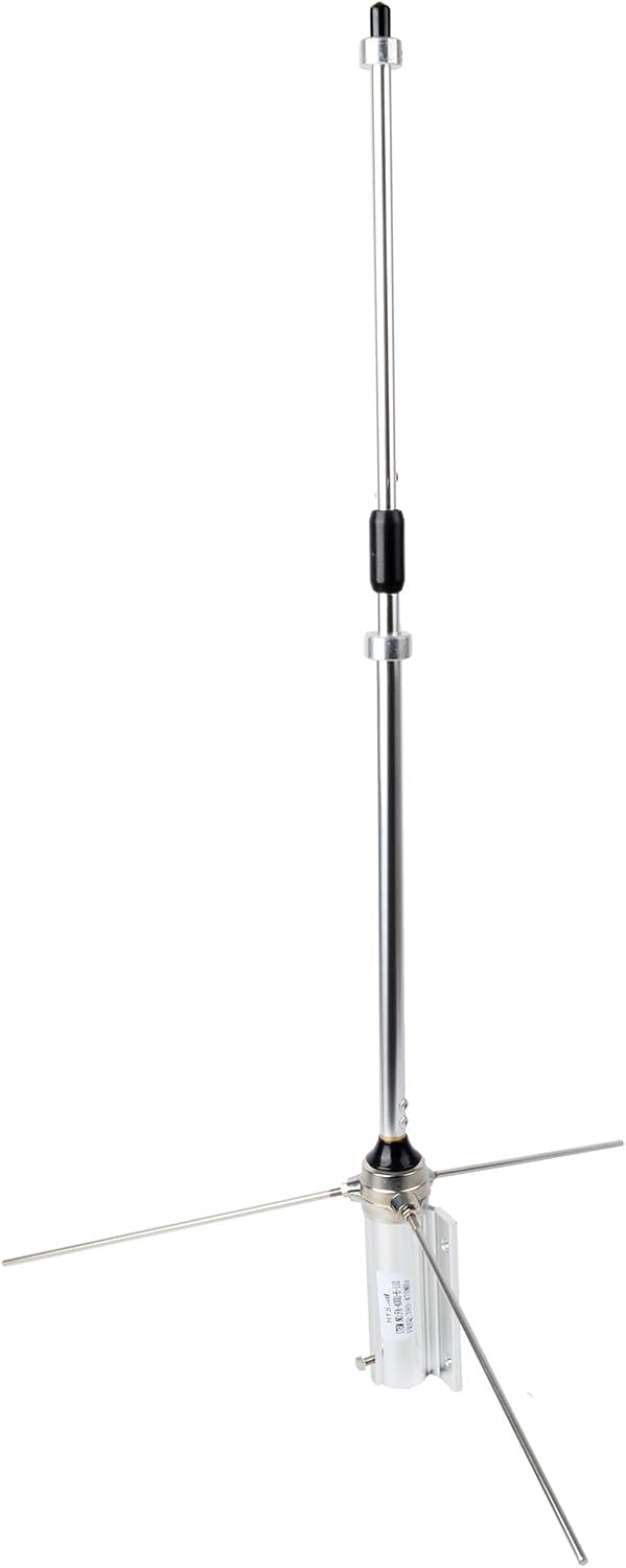 UAYESOK UHF Ham Amateur Base Station Antenna Tunable GMRS Vertical Base Antenna 70cm 390-470MHZ 100W 6.0dBi SO239 Connector for Device Repeater Ham Radio