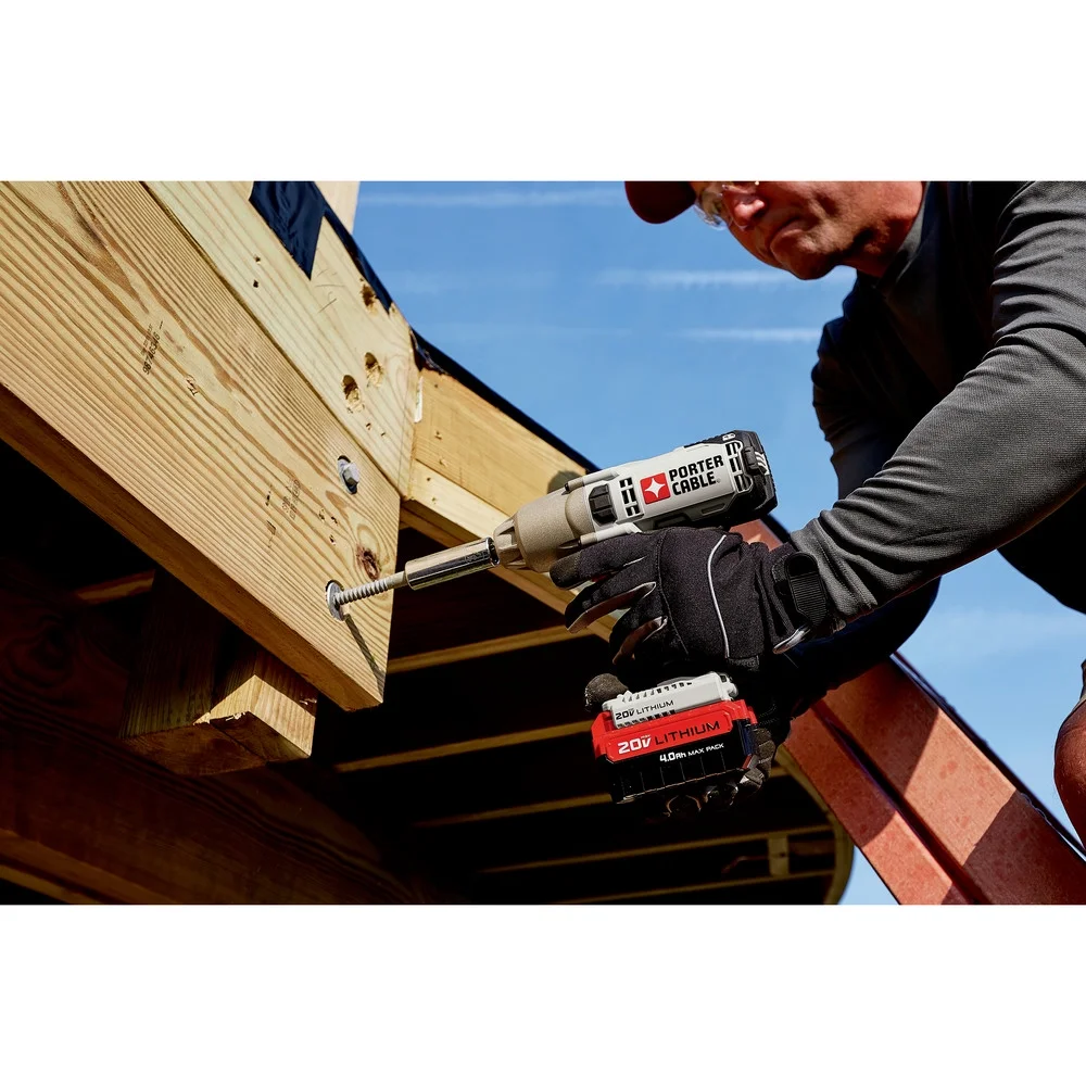 Porter Cable 20V 1/2 in. Cordless Brushed Impact Wrench Kit (Battery & Charger)