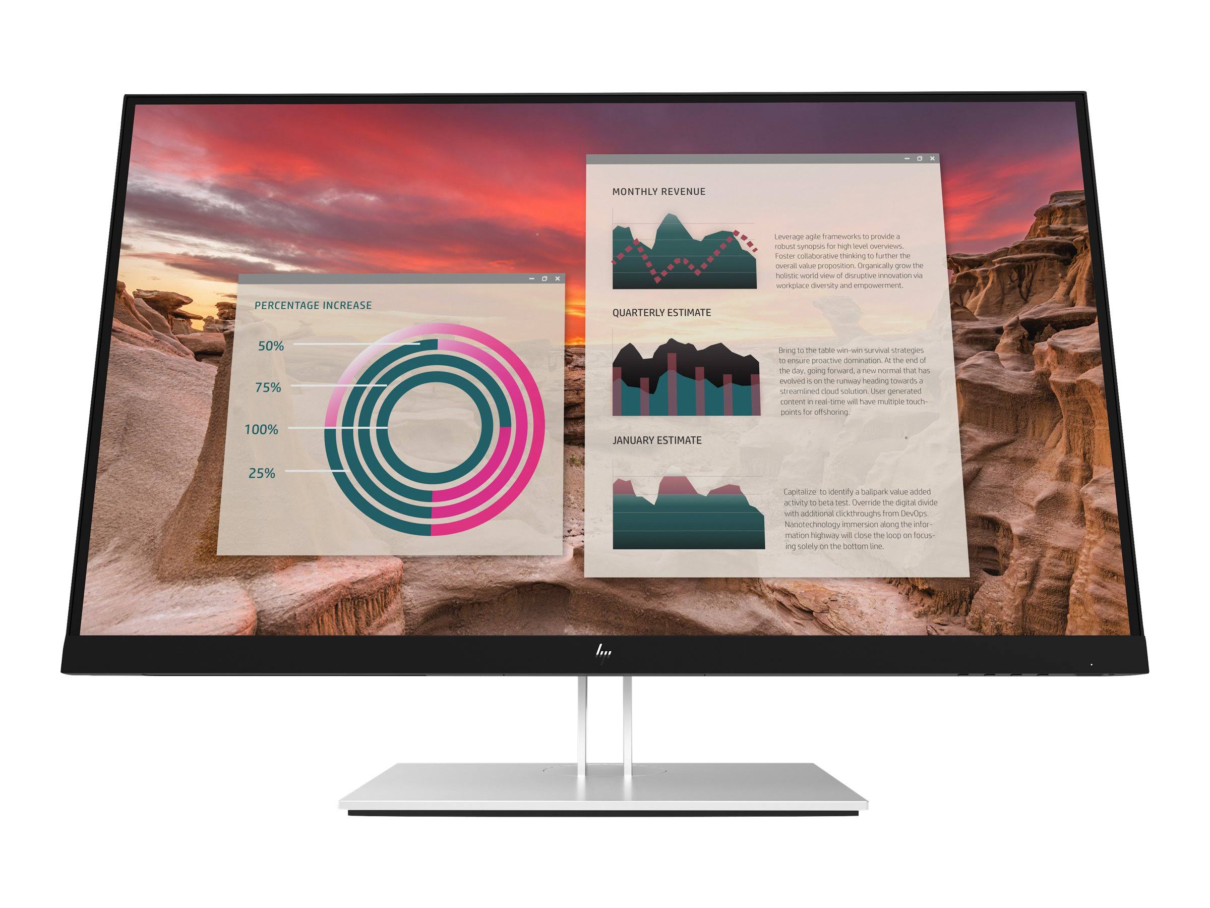 HP E27u G4 27x22 Wqhd Edge WLED LCD Monitor