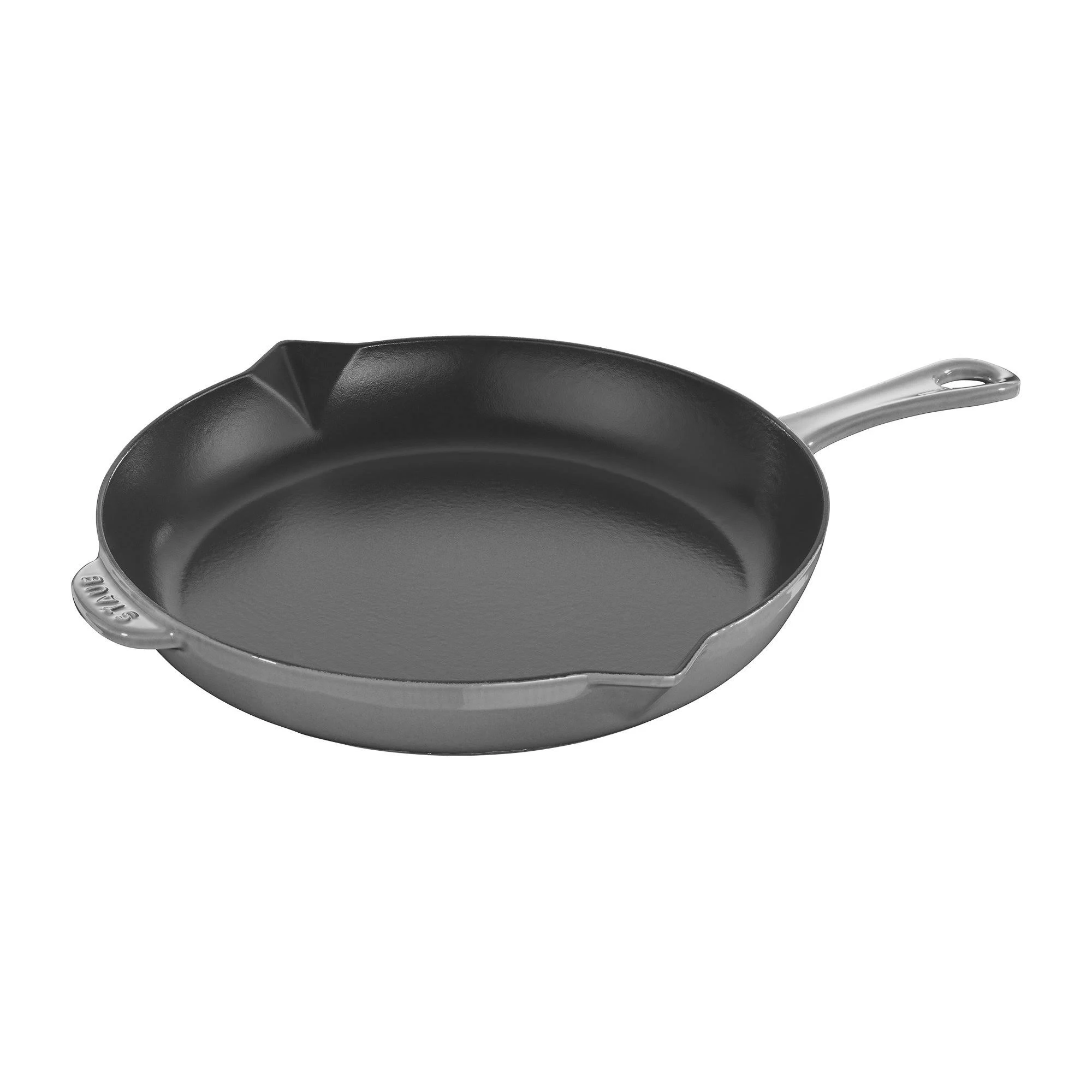 Staub 10x22 Cast Iron Fry Pan (White)