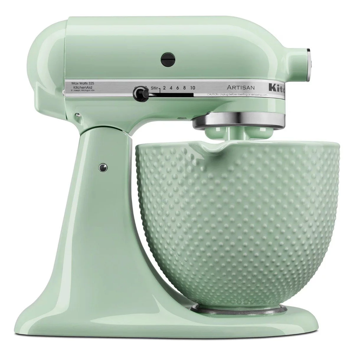 KitchenAid 5-Quart Dew Drop Ceramic Bowl | Fits 4.5-Quart & 5-Quart KitchenAid Tilt-Head Stand Mixers