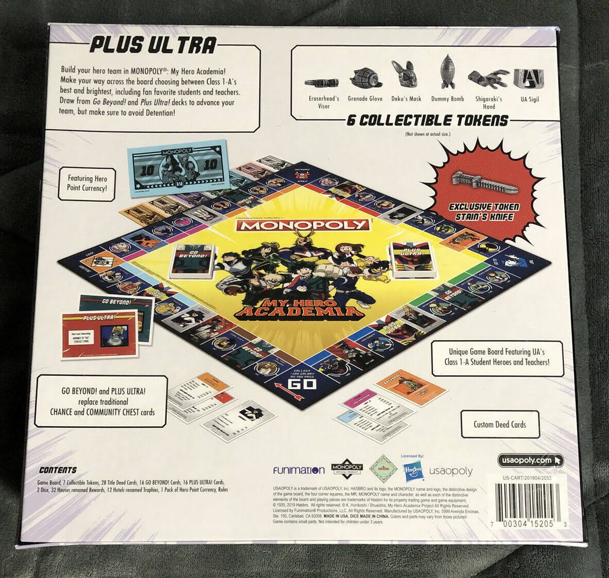 Monopoly: My Hero Academia Board Game