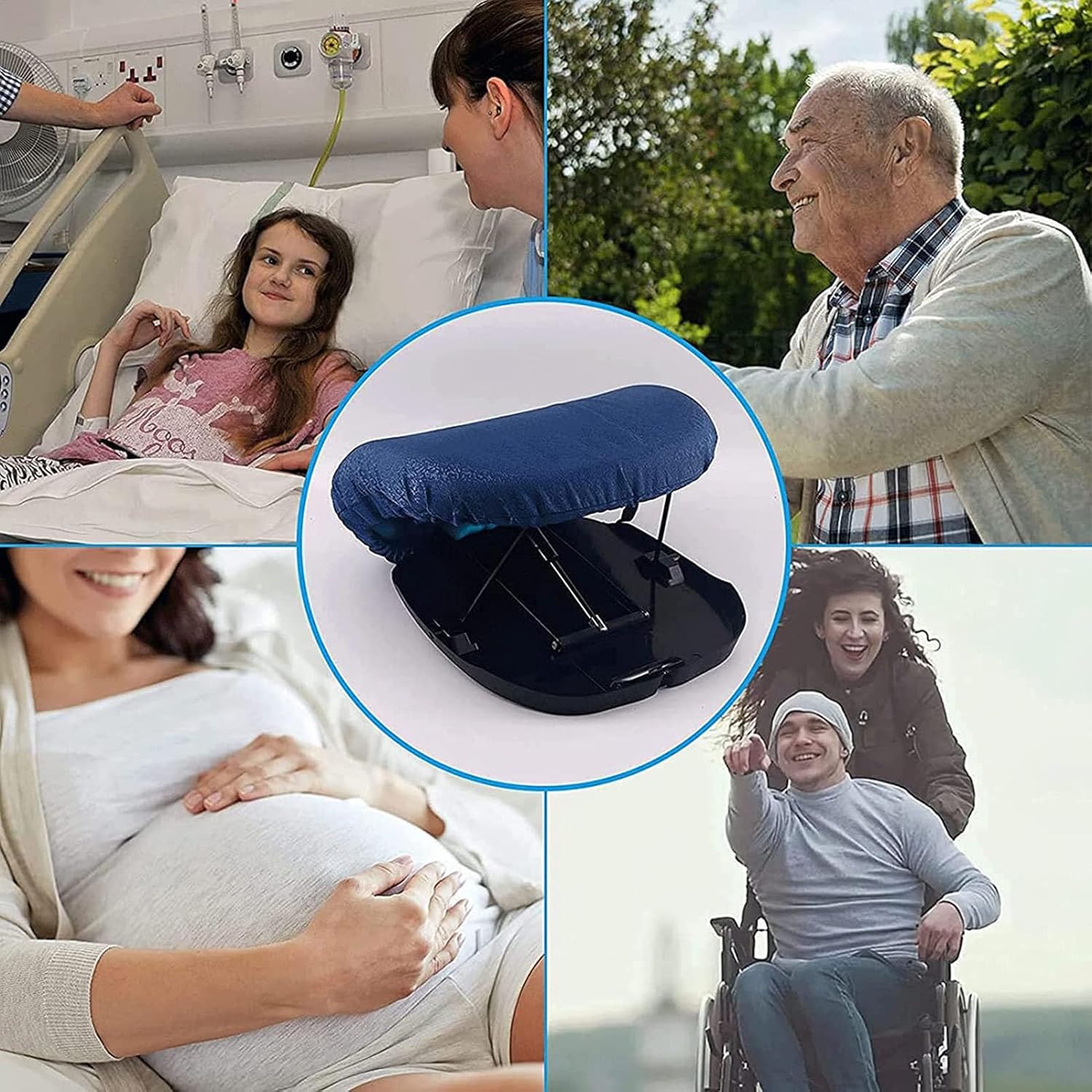 Assist Cushion Chair Lift and Sofa Stand Assist, Easy Lift Assist Cushion, Portable Uplift Seat Standing Assist Cushion for Help Elderly & Disabled Standing