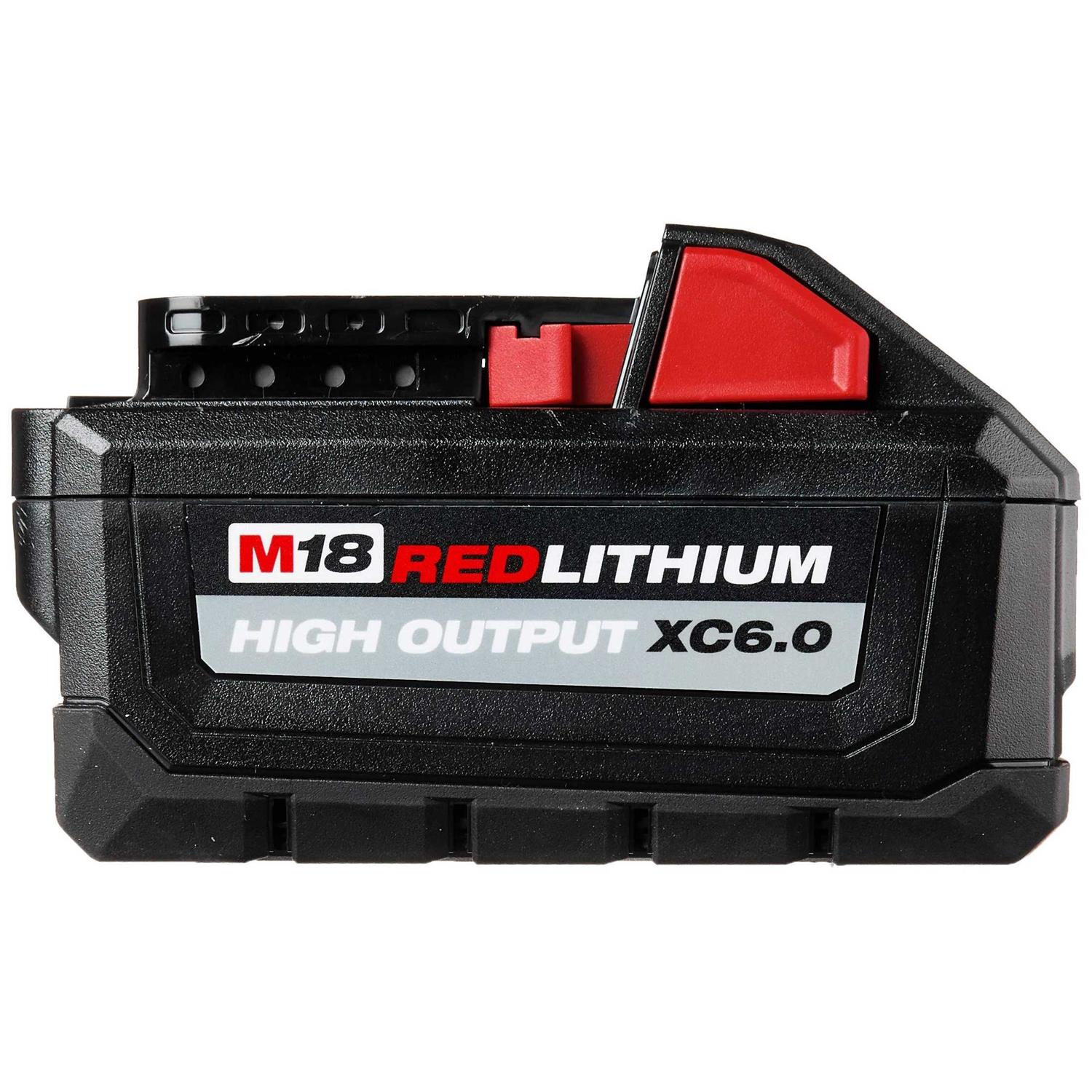 48-11-1865 Milwaukee M18 REDLITHIUM High Output XC6.0 Battery Pack - Shop Hardware Tools Online Store